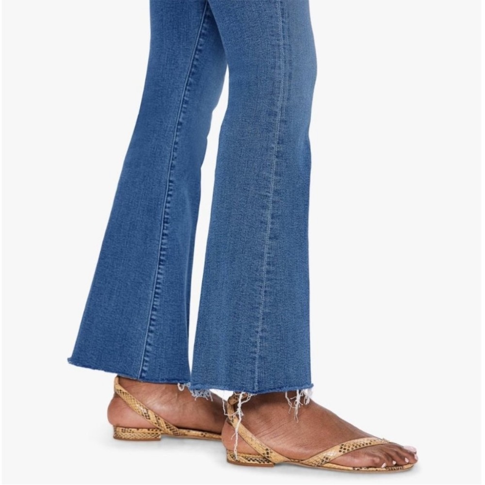 MOTHER denim The Weekender Fray 34 NWOT I wet my plants wash